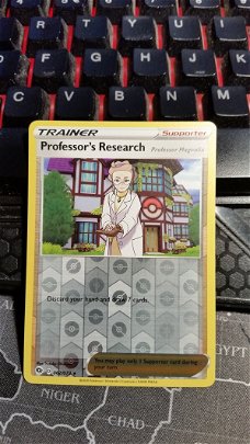 Professors research 062/073 (reverse) holo Champion’s path