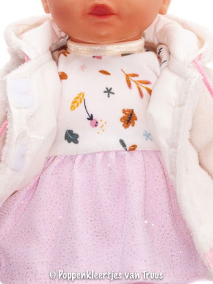 Baby Born 32 cm Jasje gebroken wit/roze - Afbeelding 4