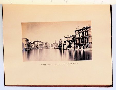 [Venetië] Venice and the Poets 1870 Met 10 Originele Foto's - 5