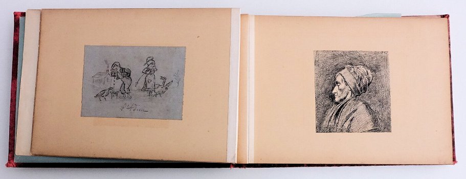 L. Vallet (1856-1940) Album met 36 tekeningen Belle Epoque - 4