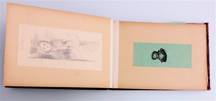 L. Vallet (1856-1940) Album met 36 tekeningen Belle Epoque - 5