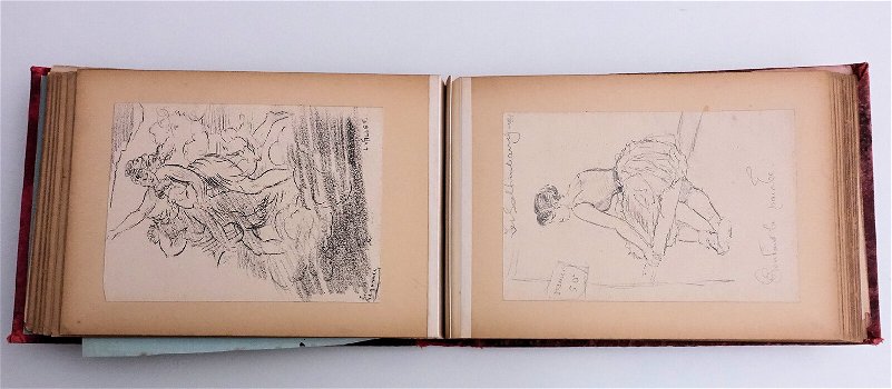 L. Vallet (1856-1940) Album met 36 tekeningen Belle Epoque - 6