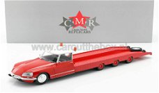 Citroen DS Tissier car transporter Rood 1:18 CMR