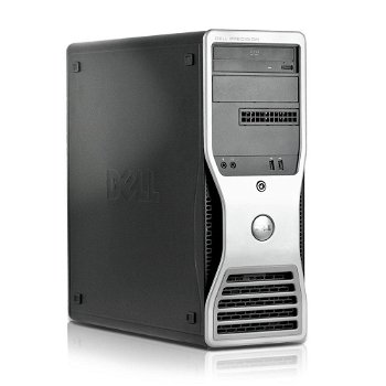 Dell T3500 Workstation W3520 2.66GHz 8GB DDR3, 128GB SSD + 1TB HDD/DVDRW Quadro 2000 Win 10 Pro - 0