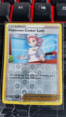  Pokemon Center Lady  060/073 (reverse) Champion's Path