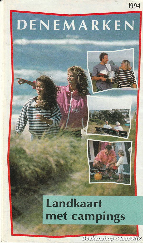 Campingradet - Denemarken Landkaart met campings 1994 - nr. 1