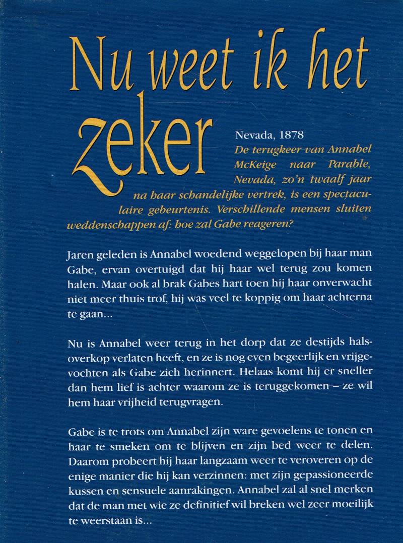 Linda Lael Miller = Nu weet ik het zeker - Afbeelding 2