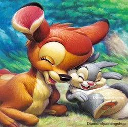 FULL diamond painting bambi GERESERVEERD