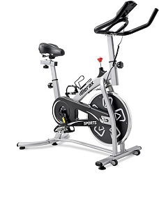 Merax Exercise Bike Indoor Bike with LCD Console Adjustable 