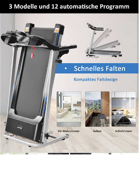 Merax Folding Electric Treadmill Indoor Exercise Training 500W - 1