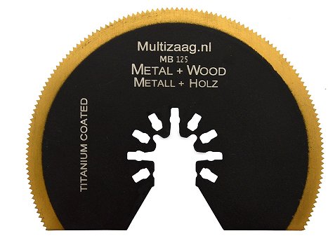 HSS titanium zaagblad MB125 vanaf € 11,30 - 0