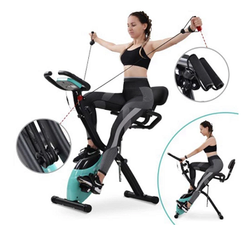 X-Bike Magnetic Foldable Fitness Bike for Cardio Workout - 2