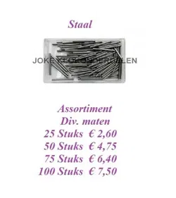 = Konische voorsteek stiften = staal =28825