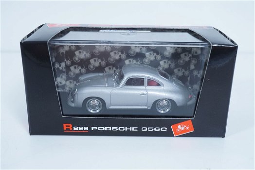 1:43 Brumm R226 Porsche 356 C Coupe 1965 silver 1963-65 - 0