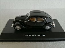 1:43 Edison Giocattoli Lancia Aprilia 1939 sedan zwart