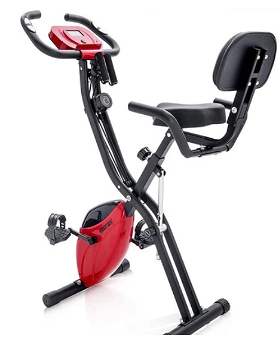 Merax X-Bike Magnetic Folding Fitness Bike 2.5 kg Flywheel LCD Display - 0