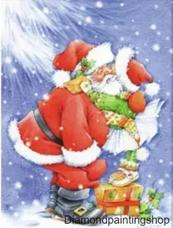 FULL Diamond painting Santa 3 GERESERVEERD