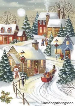 FULL diamond painting Christmas XL GERESERVEERD