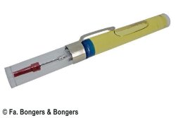 Synthetische klok olie van hoge kwaliteit in een handige doseerpen ter grootte van een balpen.