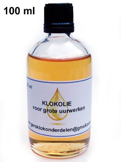 100 ml. Universele kwaliteits klokolie.