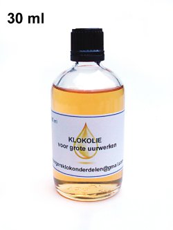 30 ml. Univrsele kwaliteits klokolie.
