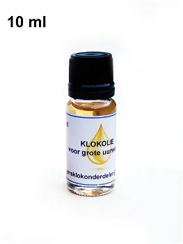 10 ml. Universele kwaliteits klokolie. - 0