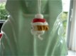 Handgemaakte Corona proof kerstman van glas NIEUW. - 1 - Thumbnail