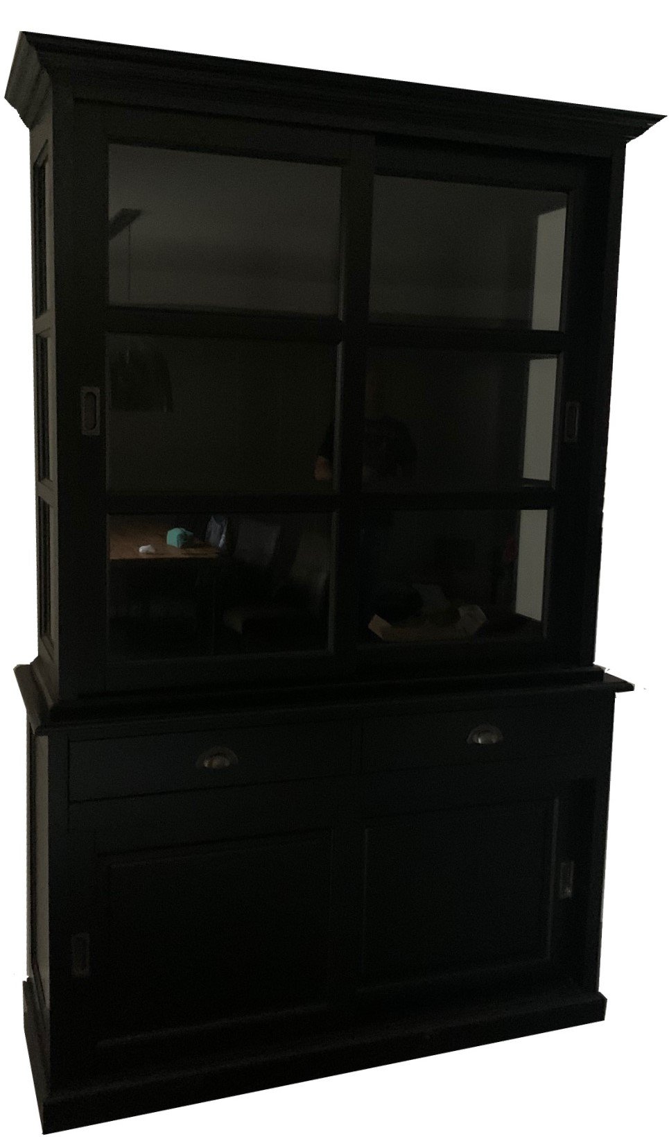 Buffetkast zwart - zwart Putten 140 x 50/40 x 220cm - nr. 1