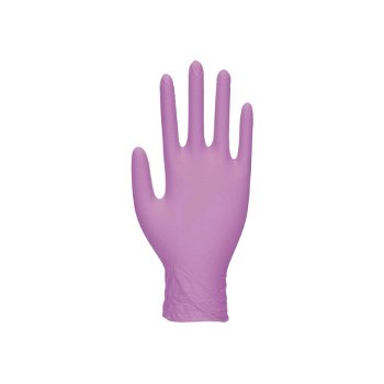 Unigloves Nitril wegwerp handschoenen VIOLET Pearl, maat M - 1