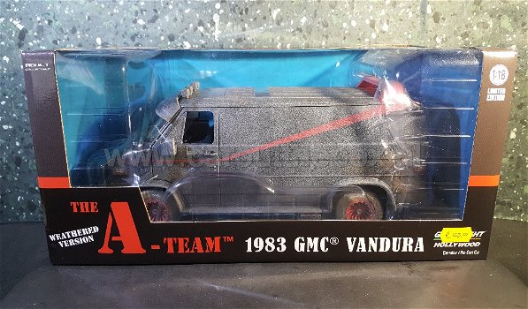 1983 GMC Vandura A Team DIRTY VERSION 1:18 Greenlight - 4