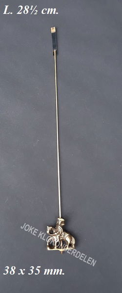 Zaanse klok slinger = incl. slingerveer =43212