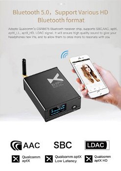 XDUOO XQ-50 PRO USB DAC 24 bits Bluetooth LDAC APtX-HD - 5