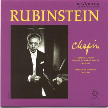 Arthur Rubinstein - Chopin ‎– 'Funeral March' Sonata In B- Opus 58 (CD) Nieuw Digipack - 0