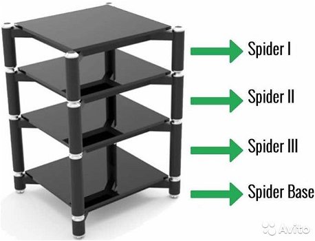 NorStone Spider I bamboe en zwart - 1