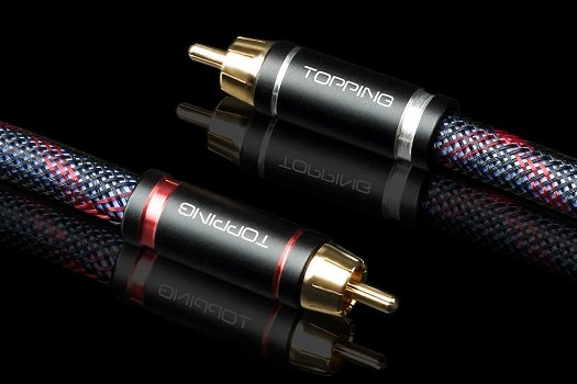 Topping TCR1 100 cm RCA Cable Silver Plated OFC Copper - 1