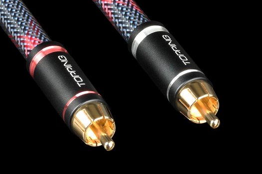 Topping TCR1 100 cm RCA Cable Silver Plated OFC Copper - 2