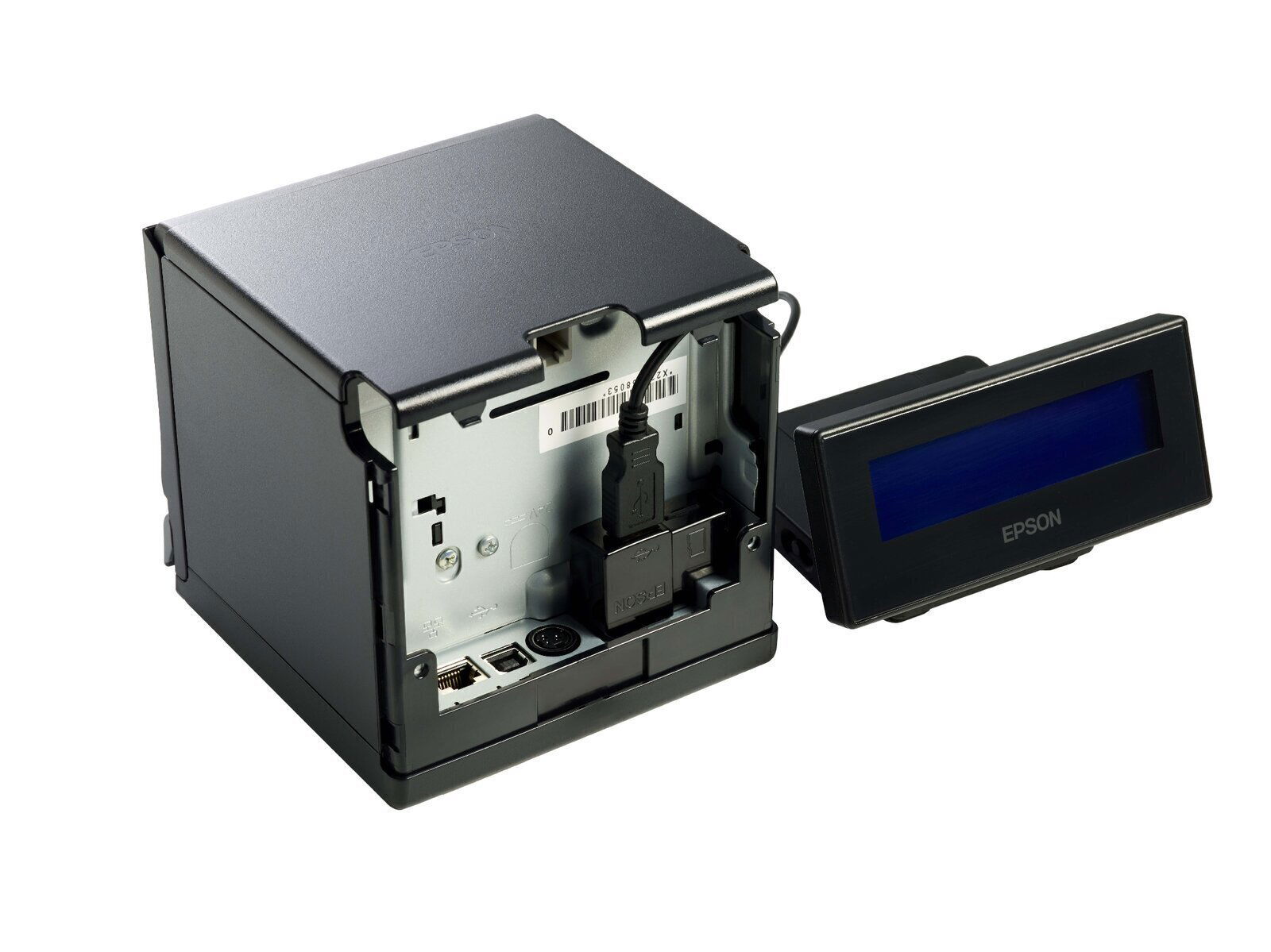 Epson TM-m30F Fiscal DE USB, Ethernet, 8 dots/mm (203 dpi), ePOS, zwart C31CE95122F0 receipt printer - Afbeelding 2