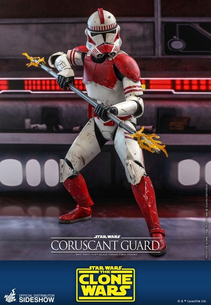 Hot Toys SW The Clone Wars Coruscant Guard TMS025 - Afbeelding 4