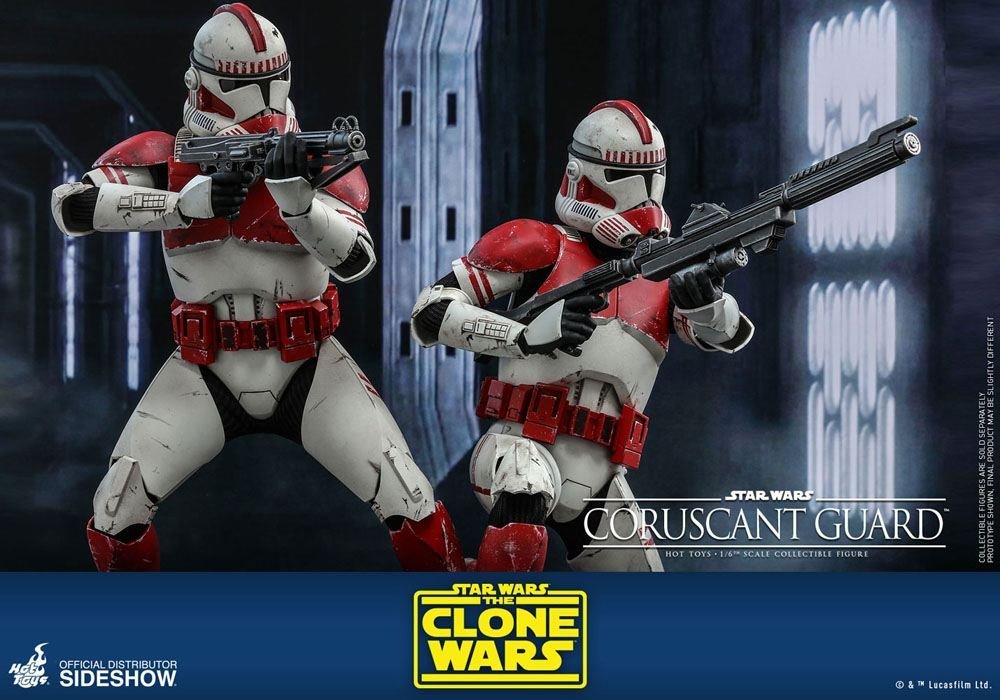 Hot Toys SW The Clone Wars Coruscant Guard TMS025 - Afbeelding 6