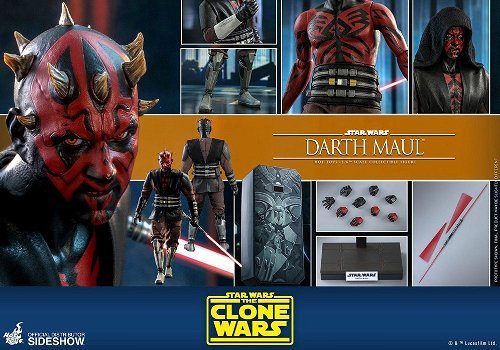 Hot Toys SW The Clone Wars Darth Maul TMS024 - 0