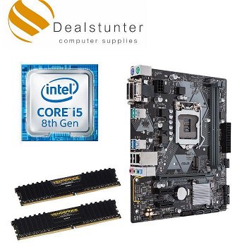 ASUS B360M-K + i5 9500 + 16GB DDR4 3200Mhz - 0