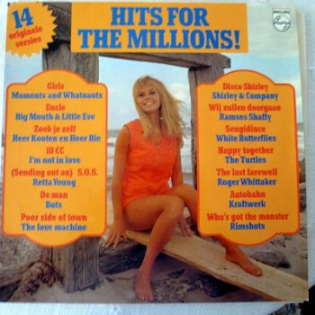Compilatie LP: Hits for the millions - 0