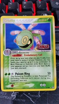 cradily (reverse) holo 7/108 ex power keepers nm - 0