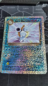 charizard s1/s4 , dark blastoise s2/s4 ,dark raichu s3/s4 , mewtwo s4/s4 Oversized Promo - 3