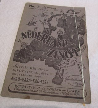 Nederland zingt nr 7 5e jaargang 1957 - 0