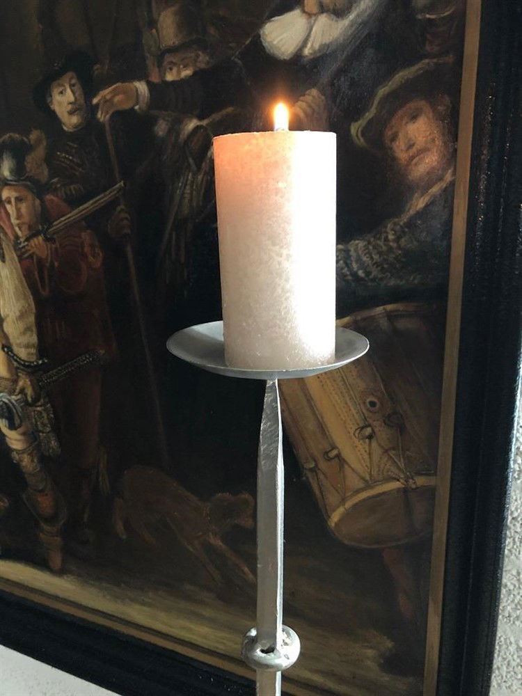 Grote kandelaar, metaal, zeer sfeervol-LAATSTE-deco - Afbeelding 4