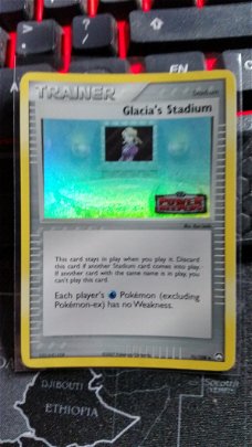 Glacia's Stadium  76/108 (reverse) ex power keepers  gebruikt