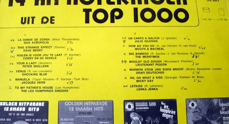Compilatie LP: 14 hitnoteringen uit de top 1000 - Afbeelding 2