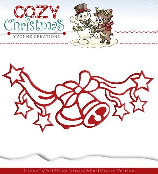 Yvonne Creations Die Cozy Christmas - Jingle Bells YCD10037 - 0