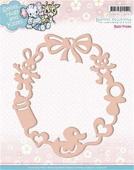 Yvonne Creations Die Smiles, Hugs and Kisses - Baby Frame YCD10018 - 0